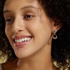 S925 silver new style personality atmosphere green moss stone water grass agate earrings