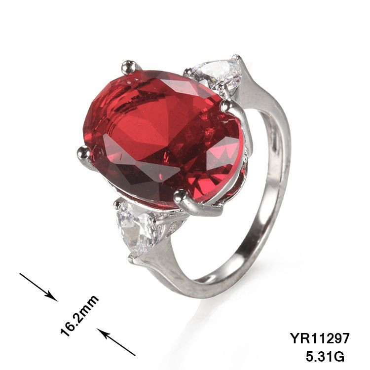 S925 sterling silver Mossan diamond vintage ring